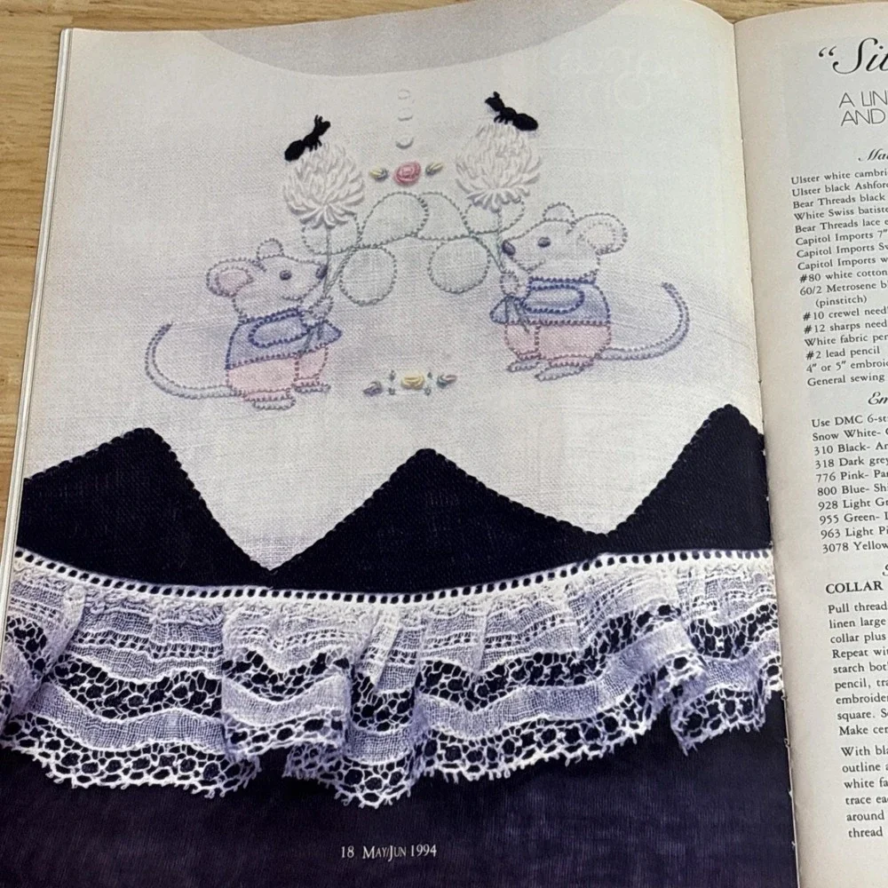 Lot 4 Creative Needle‎ Smocking Hand Sewing 1993-2008 Embroidery Insert Patterns